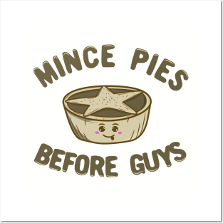 Mince Pies Before Guys Kawaii Mince Pie Posters and Art